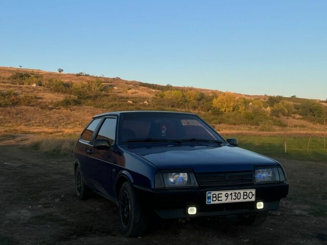 Синий ВАЗ 2108, объемом двигателя 1.3 л и пробегом 1 тыс. км за 900 $, фото 1 на Automoto.ua