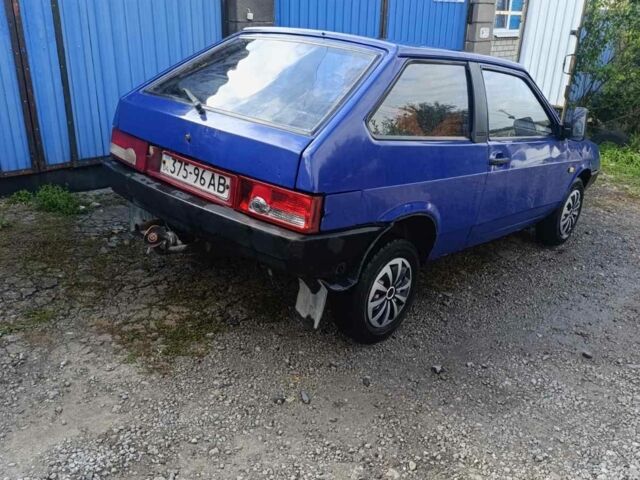 Синий ВАЗ 2108, объемом двигателя 1.3 л и пробегом 37 тыс. км за 1199 $, фото 2 на Automoto.ua