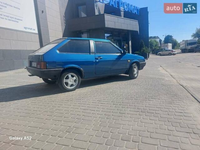 Синий ВАЗ 2108, объемом двигателя 1.3 л и пробегом 450 тыс. км за 1500 $, фото 1 на Automoto.ua