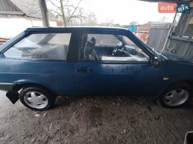 Синий ВАЗ 2108, объемом двигателя 1.3 л и пробегом 59 тыс. км за 600 $, фото 2 на Automoto.ua