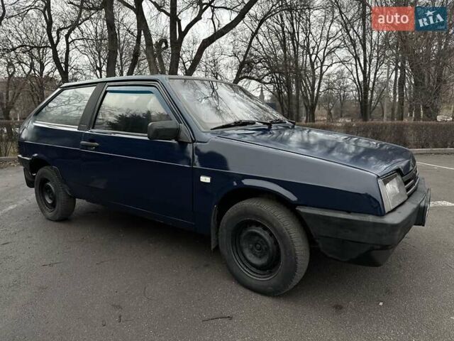 Синий ВАЗ 2108, объемом двигателя 1.3 л и пробегом 280 тыс. км за 950 $, фото 1 на Automoto.ua