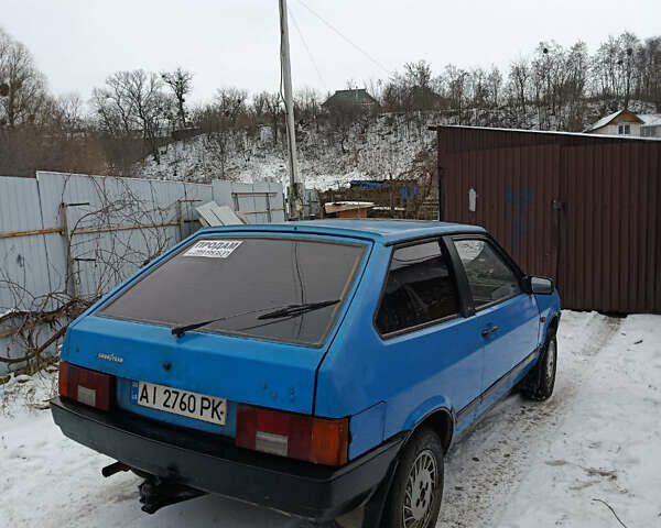 Синий ВАЗ 2108, объемом двигателя 1.3 л и пробегом 89 тыс. км за 1200 $, фото 1 на Automoto.ua
