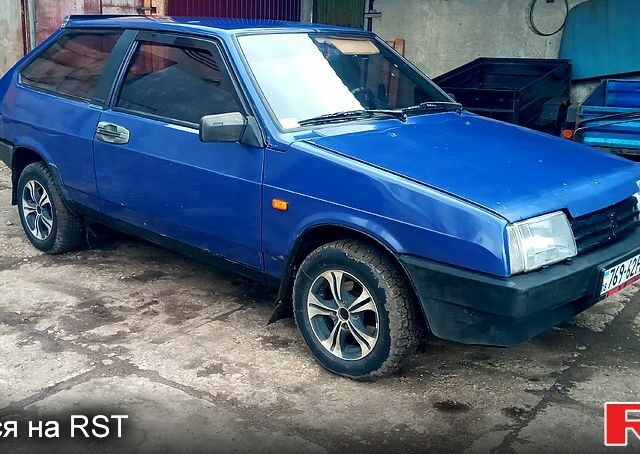 Синий ВАЗ 2108, объемом двигателя 15 л и пробегом 82 тыс. км за 1100 $, фото 1 на Automoto.ua