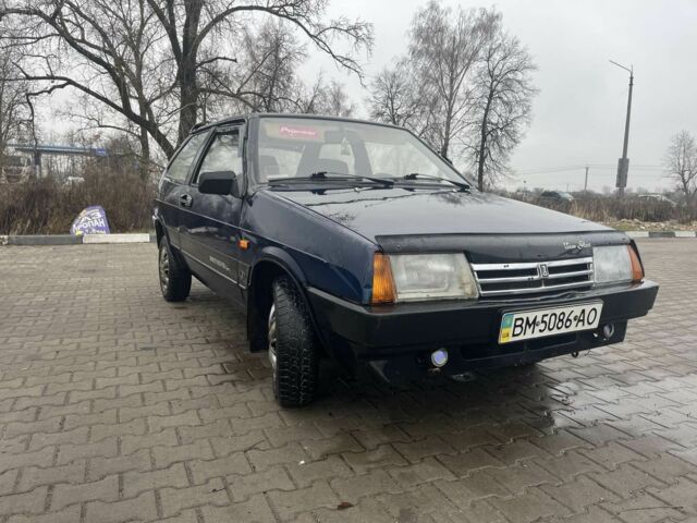 Синий ВАЗ 2108, объемом двигателя 1.3 л и пробегом 120 тыс. км за 1000 $, фото 1 на Automoto.ua