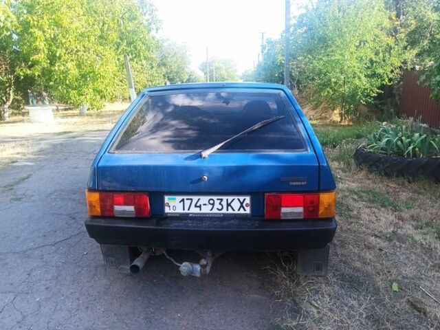 Синий ВАЗ 2108, объемом двигателя 1.3 л и пробегом 1 тыс. км за 1300 $, фото 3 на Automoto.ua