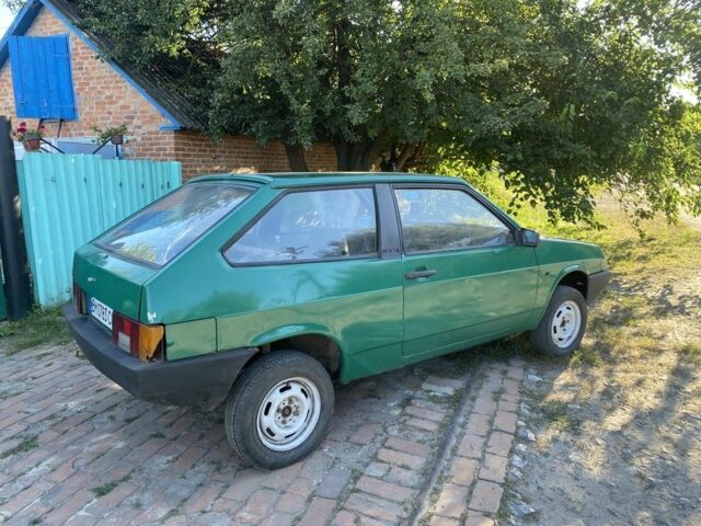 Зеленый ВАЗ 2108, объемом двигателя 1.3 л и пробегом 200 тыс. км за 363 $, фото 1 на Automoto.ua