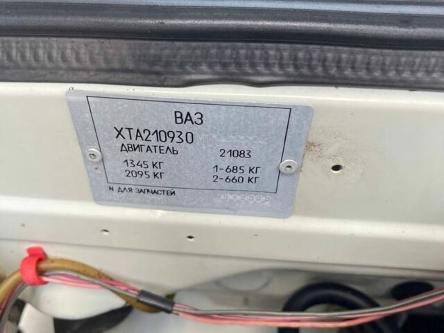 Белый ВАЗ 2109, объемом двигателя 1.5 л и пробегом 54 тыс. км за 2600 $, фото 11 на Automoto.ua