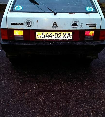 Белый ВАЗ 2109, объемом двигателя 1.3 л и пробегом 250 тыс. км за 750 $, фото 3 на Automoto.ua