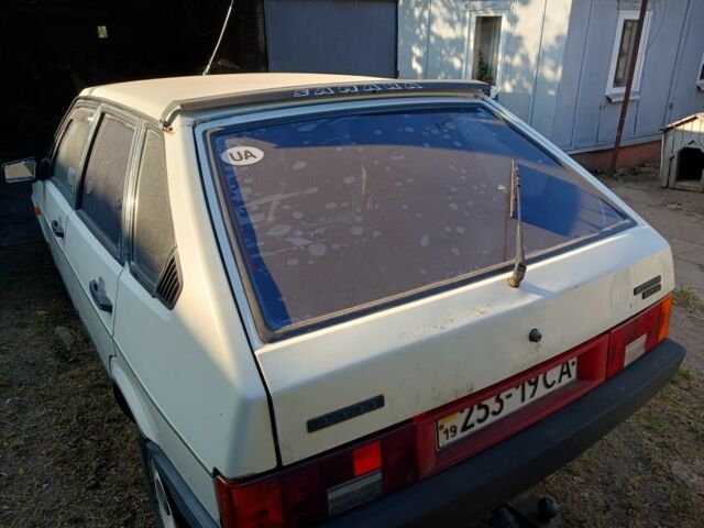 Білий ВАЗ 2109, об'ємом двигуна 1.3 л та пробігом 94 тис. км за 1200 $, фото 5 на Automoto.ua