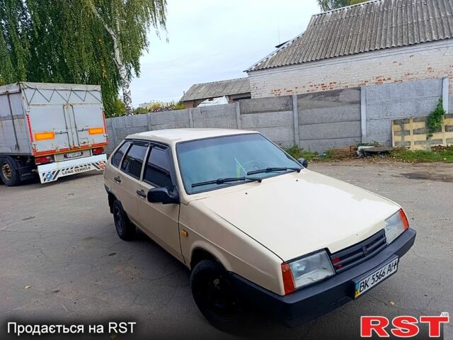 Бежевый ВАЗ 2109, объемом двигателя 1.3 л и пробегом 185 тыс. км за 950 $, фото 1 на Automoto.ua