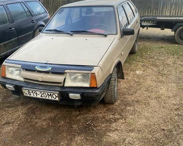 Бежевый ВАЗ 2109, объемом двигателя 1.5 л и пробегом 133 тыс. км за 650 $, фото 1 на Automoto.ua
