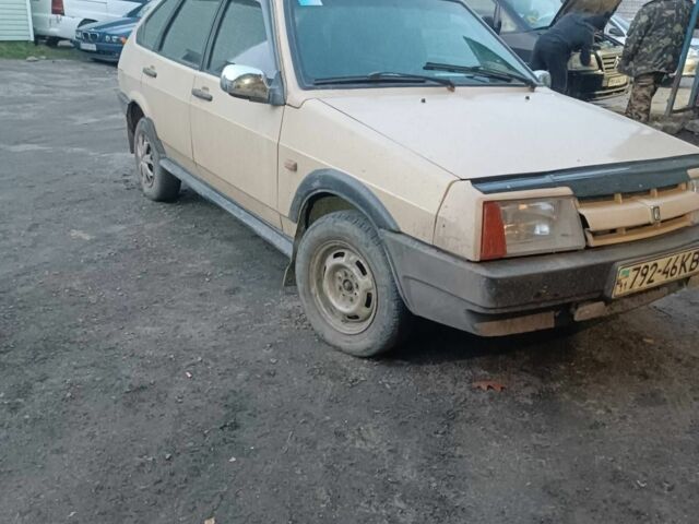 Бежевый ВАЗ 2109, объемом двигателя 1.5 л и пробегом 222 тыс. км за 650 $, фото 1 на Automoto.ua
