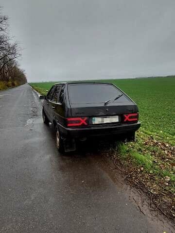 Черный ВАЗ 2109, объемом двигателя 1.5 л и пробегом 80 тыс. км за 1400 $, фото 1 на Automoto.ua