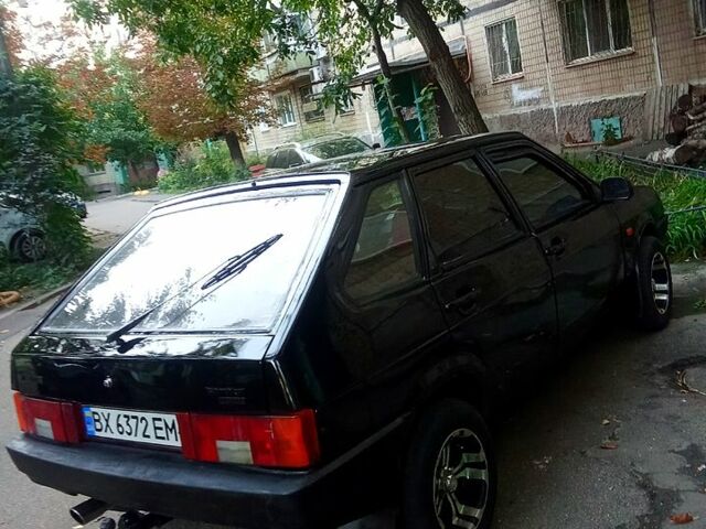 Черный ВАЗ 2109, объемом двигателя 1.3 л и пробегом 264 тыс. км за 1600 $, фото 1 на Automoto.ua