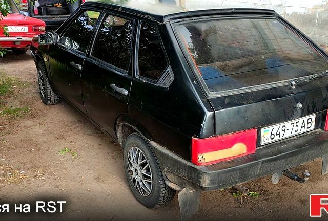 Черный ВАЗ 2109, объемом двигателя 1.3 л и пробегом 180 тыс. км за 775 $, фото 1 на Automoto.ua