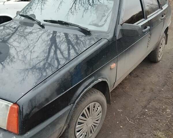 Черный ВАЗ 2109, объемом двигателя 1.5 л и пробегом 380 тыс. км за 1300 $, фото 3 на Automoto.ua