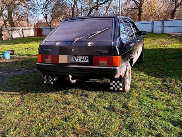 Черный ВАЗ 2109, объемом двигателя 1.3 л и пробегом 120 тыс. км за 1050 $, фото 1 на Automoto.ua