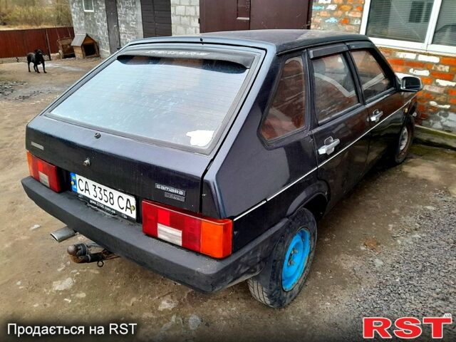 Черный ВАЗ 2109, объемом двигателя 1.5 л и пробегом 323 тыс. км за 550 $, фото 1 на Automoto.ua