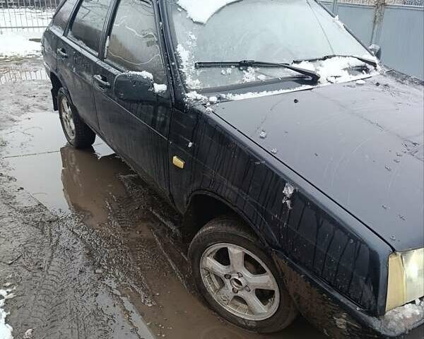 Черный ВАЗ 2109, объемом двигателя 1.46 л и пробегом 150 тыс. км за 600 $, фото 1 на Automoto.ua