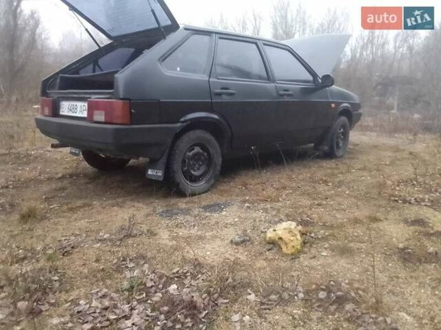Черный ВАЗ 2109, объемом двигателя 1.5 л и пробегом 150 тыс. км за 800 $, фото 2 на Automoto.ua