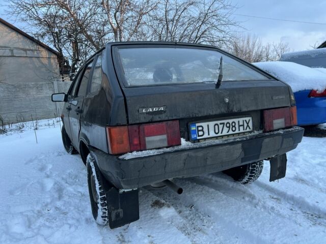 Черный ВАЗ 2109, объемом двигателя 1.5 л и пробегом 190 тыс. км за 999 $, фото 1 на Automoto.ua