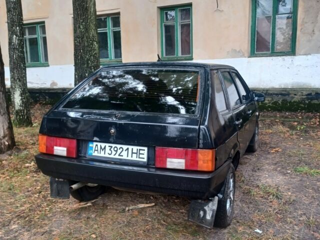 Черный ВАЗ 2109, объемом двигателя 1.5 л и пробегом 999 тыс. км за 780 $, фото 1 на Automoto.ua