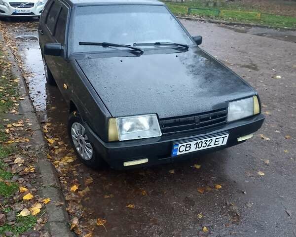 Черный ВАЗ 2109, объемом двигателя 1.6 л и пробегом 340 тыс. км за 1750 $, фото 1 на Automoto.ua