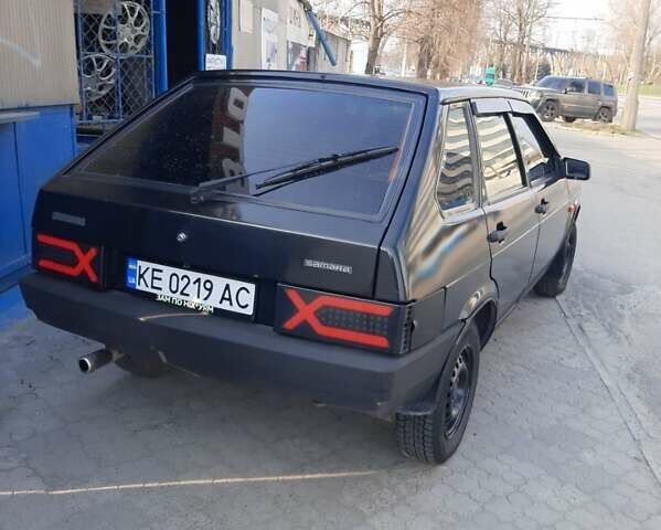 Черный ВАЗ 2109, объемом двигателя 1.6 л и пробегом 208 тыс. км за 1500 $, фото 1 на Automoto.ua