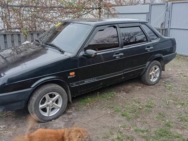 Черный ВАЗ 2109, объемом двигателя 1.6 л и пробегом 210 тыс. км за 1700 $, фото 4 на Automoto.ua