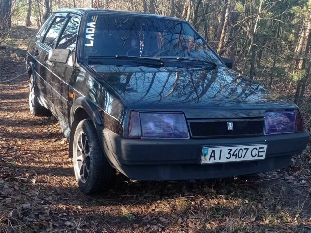 Черный ВАЗ 2109, объемом двигателя 1.6 л и пробегом 152 тыс. км за 1544 $, фото 1 на Automoto.ua