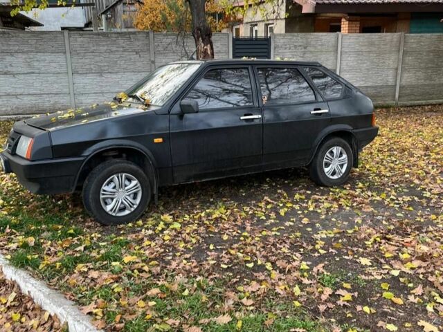 Черный ВАЗ 2109, объемом двигателя 1.5 л и пробегом 100 тыс. км за 1000 $, фото 4 на Automoto.ua