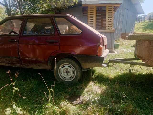Черный ВАЗ 2109, объемом двигателя 1.6 л и пробегом 25 тыс. км за 500 $, фото 1 на Automoto.ua