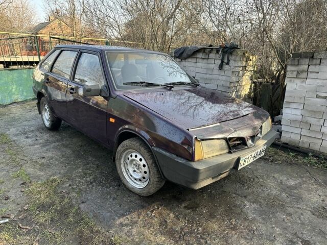 Фиолетовый ВАЗ 2109, объемом двигателя 1.5 л и пробегом 100 тыс. км за 700 $, фото 3 на Automoto.ua