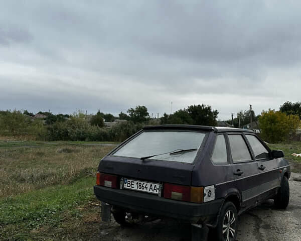 Фіолетовий ВАЗ 2109, об'ємом двигуна 1.3 л та пробігом 3 тис. км за 850 $, фото 2 на Automoto.ua