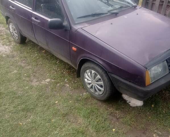 ВАЗ 2109 1999 в Сколе на Automoto.ua Фиолетовый ВАЗ 2109, объемом двигателя 1.5 л и пробегом 350 тыс. км за 750 $, фото 4 на Automoto.ua