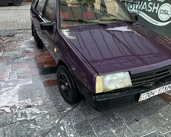 Фіолетовий ВАЗ 2109, об'ємом двигуна 1.5 л та пробігом 50 тис. км за 700 $, фото 1 на Automoto.ua