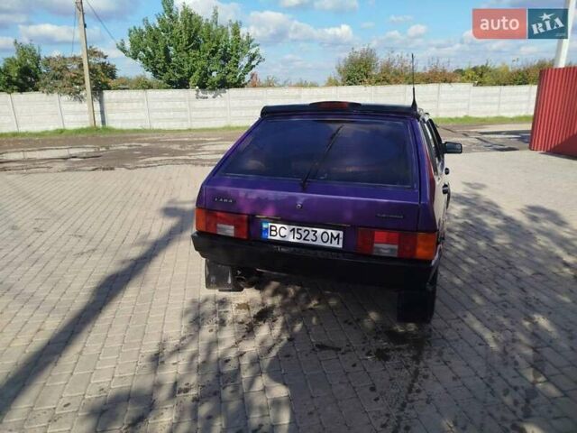 Фиолетовый ВАЗ 2109, объемом двигателя 1.5 л и пробегом 217 тыс. км за 1300 $, фото 7 на Automoto.ua