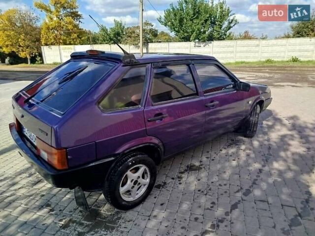 Фиолетовый ВАЗ 2109, объемом двигателя 1.5 л и пробегом 217 тыс. км за 1300 $, фото 2 на Automoto.ua