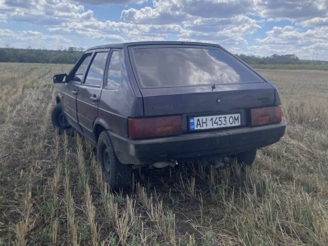 Фіолетовий ВАЗ 2109, об'ємом двигуна 1.5 л та пробігом 244 тис. км за 700 $, фото 1 на Automoto.ua