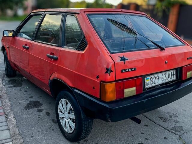 Красный ВАЗ 2109, объемом двигателя 1.3 л и пробегом 200 тыс. км за 480 $, фото 3 на Automoto.ua