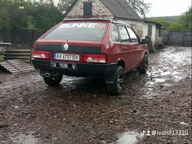 Красный ВАЗ 2109, объемом двигателя 1.3 л и пробегом 1 тыс. км за 1000 $, фото 2 на Automoto.ua