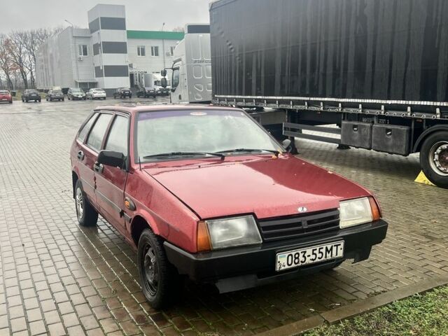 Красный ВАЗ 2109, объемом двигателя 1.3 л и пробегом 68 тыс. км за 550 $, фото 1 на Automoto.ua