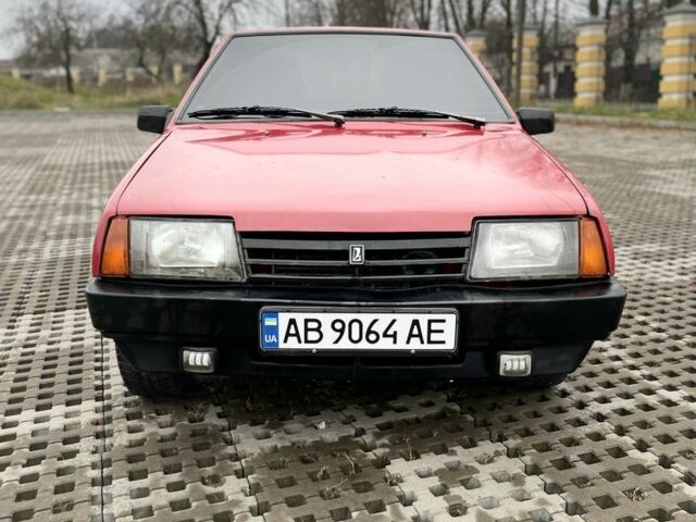 Красный ВАЗ 2109, объемом двигателя 1.3 л и пробегом 93 тыс. км за 1250 $, фото 1 на Automoto.ua