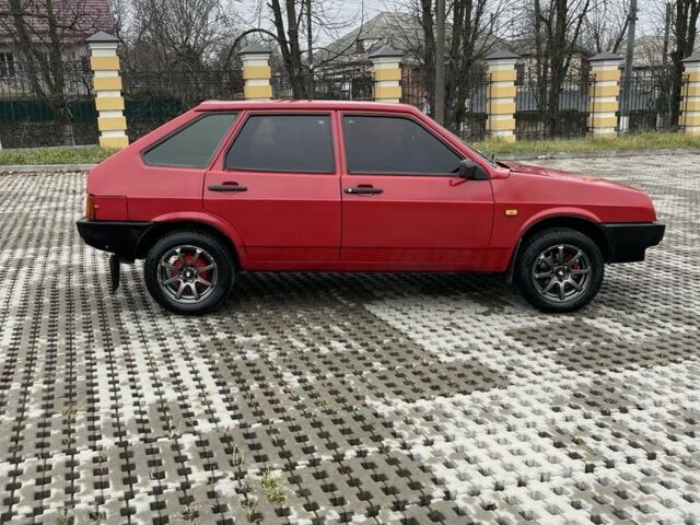 Красный ВАЗ 2109, объемом двигателя 1.3 л и пробегом 93 тыс. км за 1250 $, фото 4 на Automoto.ua