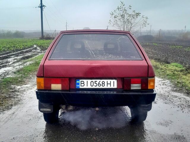 Красный ВАЗ 2109, объемом двигателя 1.3 л и пробегом 200 тыс. км за 750 $, фото 4 на Automoto.ua