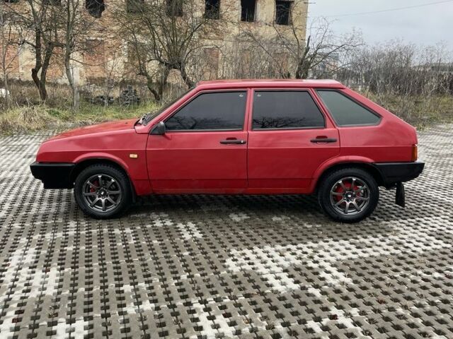 Красный ВАЗ 2109, объемом двигателя 1.3 л и пробегом 93 тыс. км за 1250 $, фото 3 на Automoto.ua