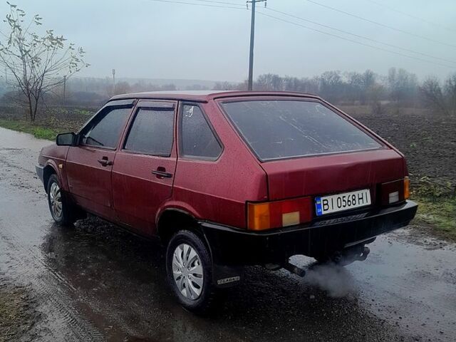 Красный ВАЗ 2109, объемом двигателя 1.3 л и пробегом 200 тыс. км за 750 $, фото 5 на Automoto.ua