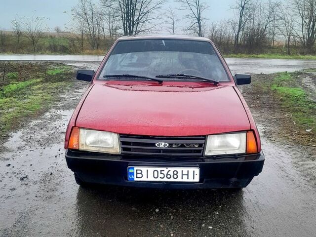 Красный ВАЗ 2109, объемом двигателя 1.3 л и пробегом 200 тыс. км за 750 $, фото 2 на Automoto.ua