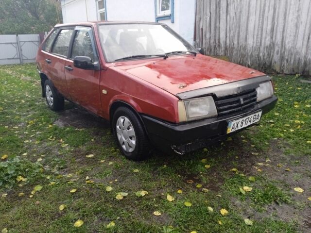 Красный ВАЗ 2109, объемом двигателя 1.3 л и пробегом 2 тыс. км за 523 $, фото 1 на Automoto.ua