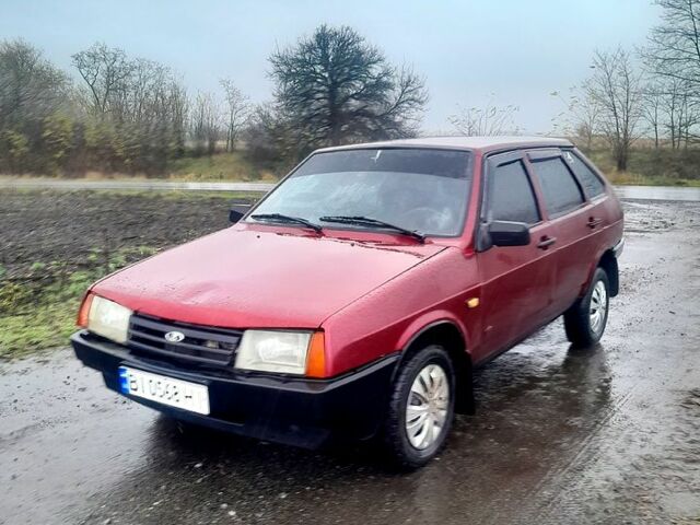 Красный ВАЗ 2109, объемом двигателя 1.3 л и пробегом 200 тыс. км за 750 $, фото 1 на Automoto.ua